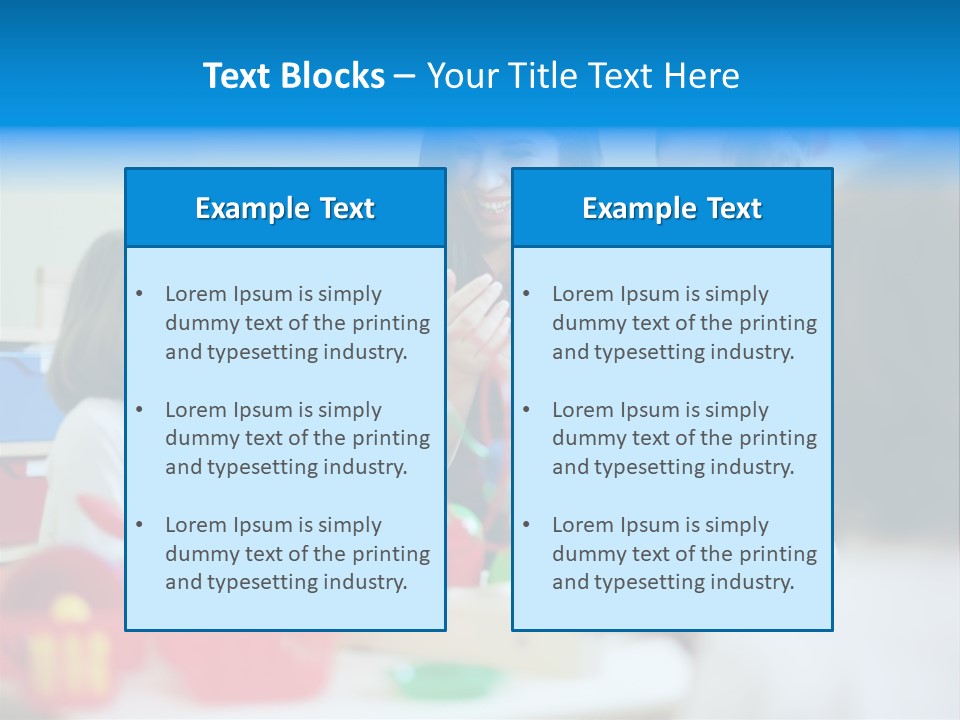 Young Preschooler Toy PowerPoint Template