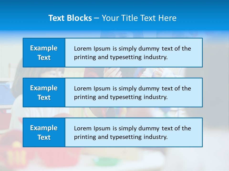 Young Preschooler Toy PowerPoint Template