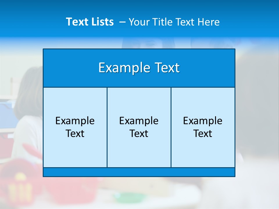 Young Preschooler Toy PowerPoint Template