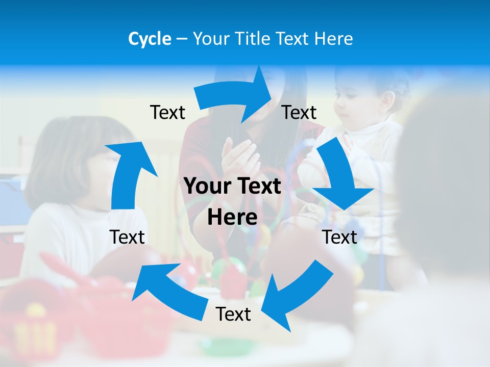 Young Preschooler Toy PowerPoint Template