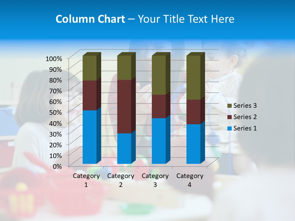 Young Preschooler Toy PowerPoint Template