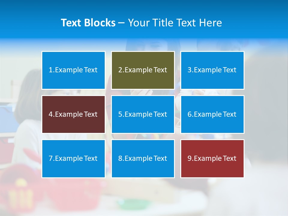 Young Preschooler Toy PowerPoint Template