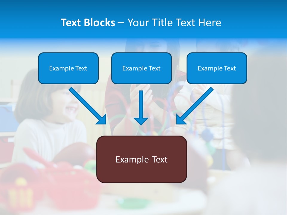 Young Preschooler Toy PowerPoint Template