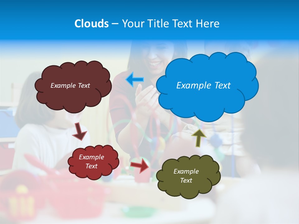 Young Preschooler Toy PowerPoint Template