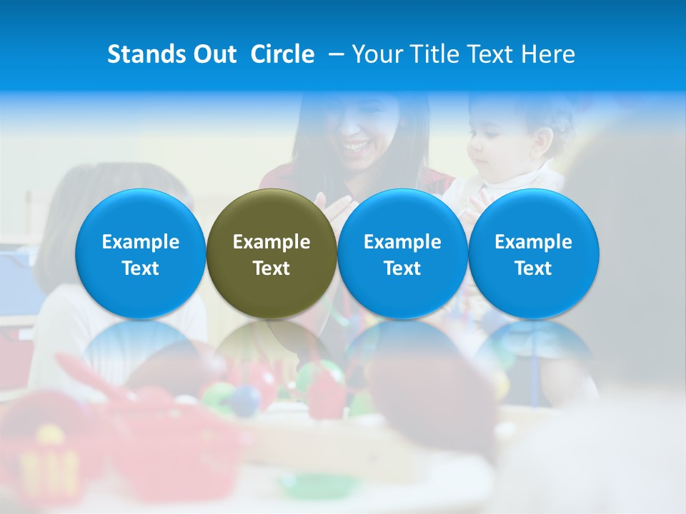 Young Preschooler Toy PowerPoint Template