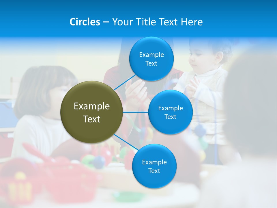 Young Preschooler Toy PowerPoint Template