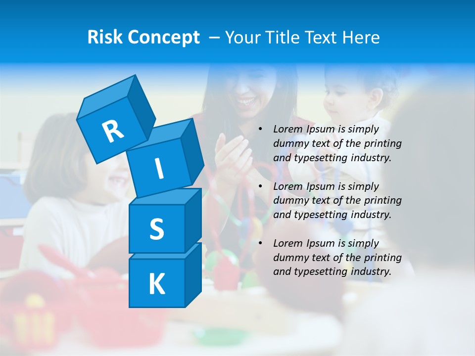 Young Preschooler Toy PowerPoint Template