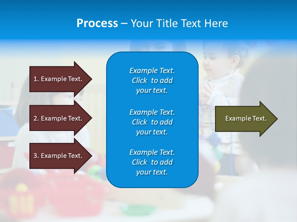 Young Preschooler Toy PowerPoint Template