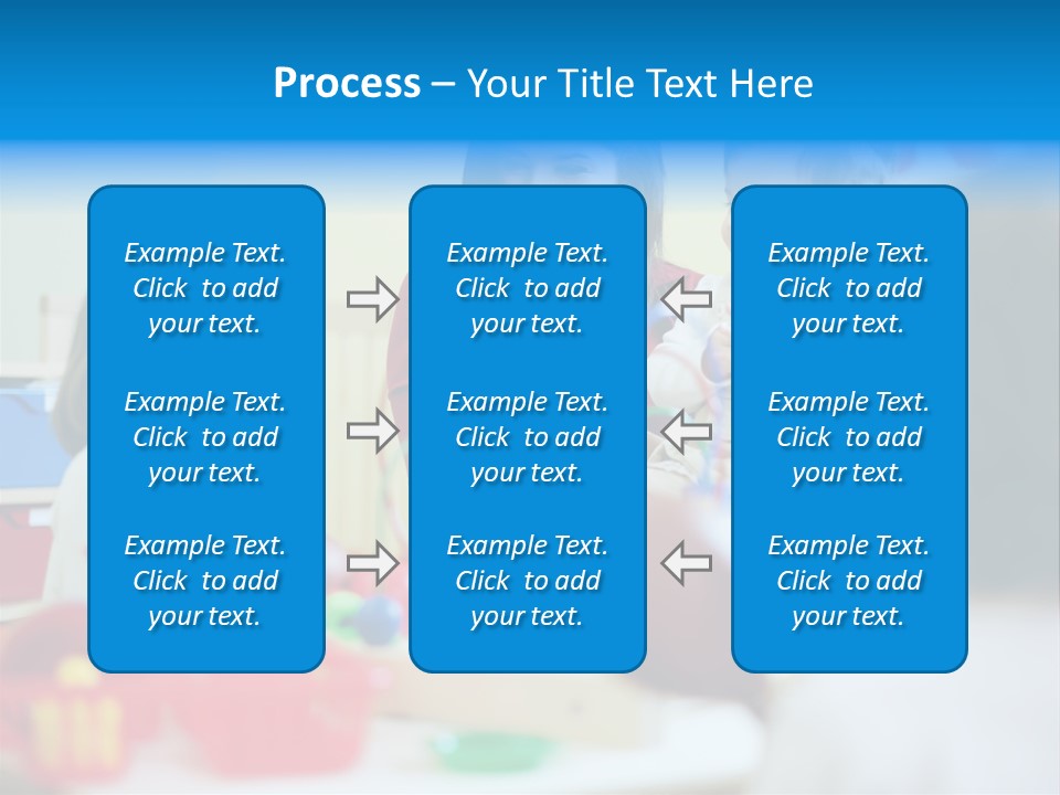 Young Preschooler Toy PowerPoint Template