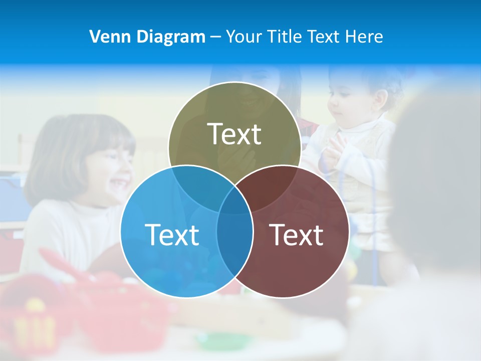 Young Preschooler Toy PowerPoint Template