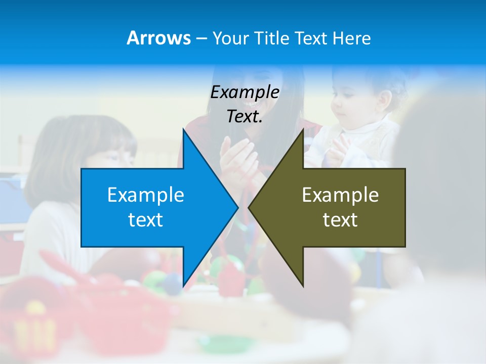 Young Preschooler Toy PowerPoint Template