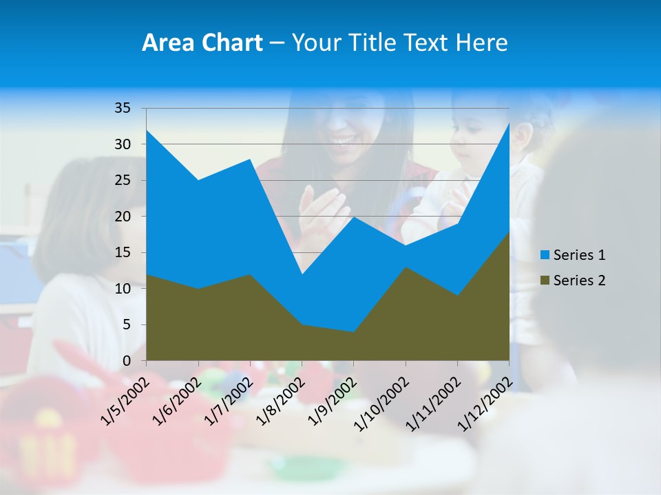 Young Preschooler Toy PowerPoint Template