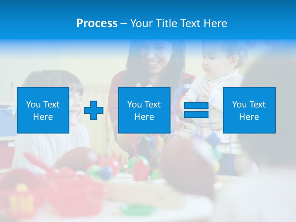 Young Preschooler Toy PowerPoint Template