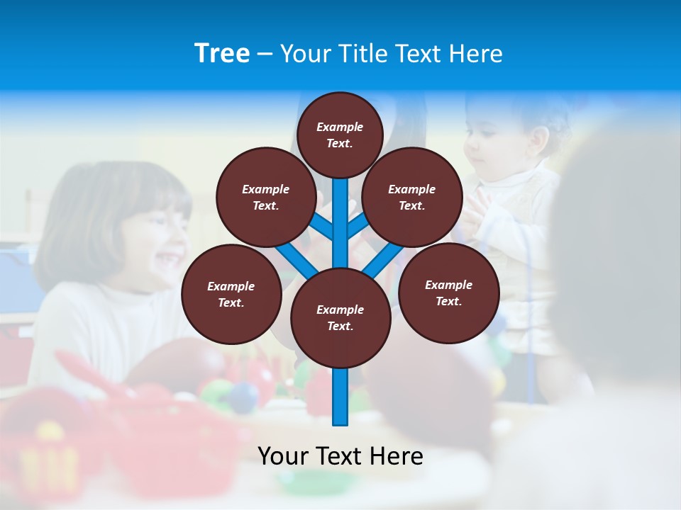 Young Preschooler Toy PowerPoint Template