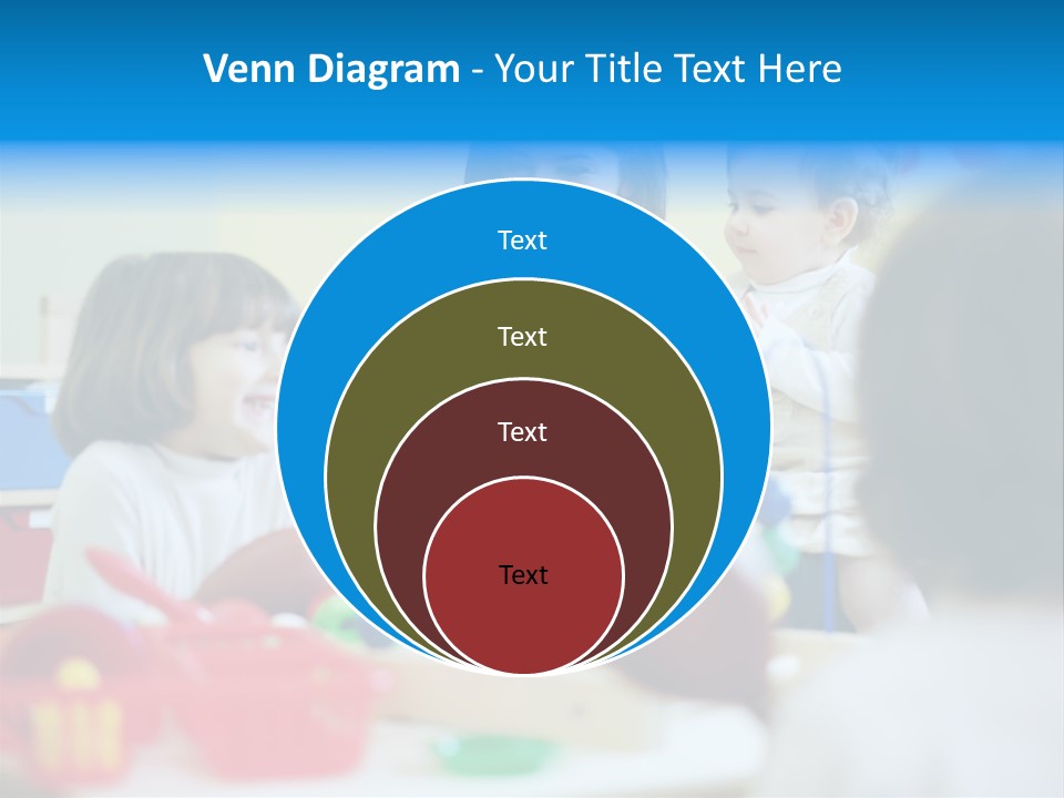 Young Preschooler Toy PowerPoint Template