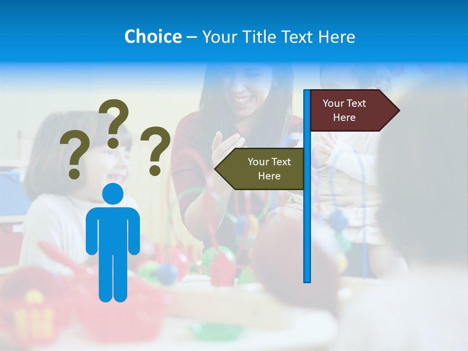 Young Preschooler Toy PowerPoint Template