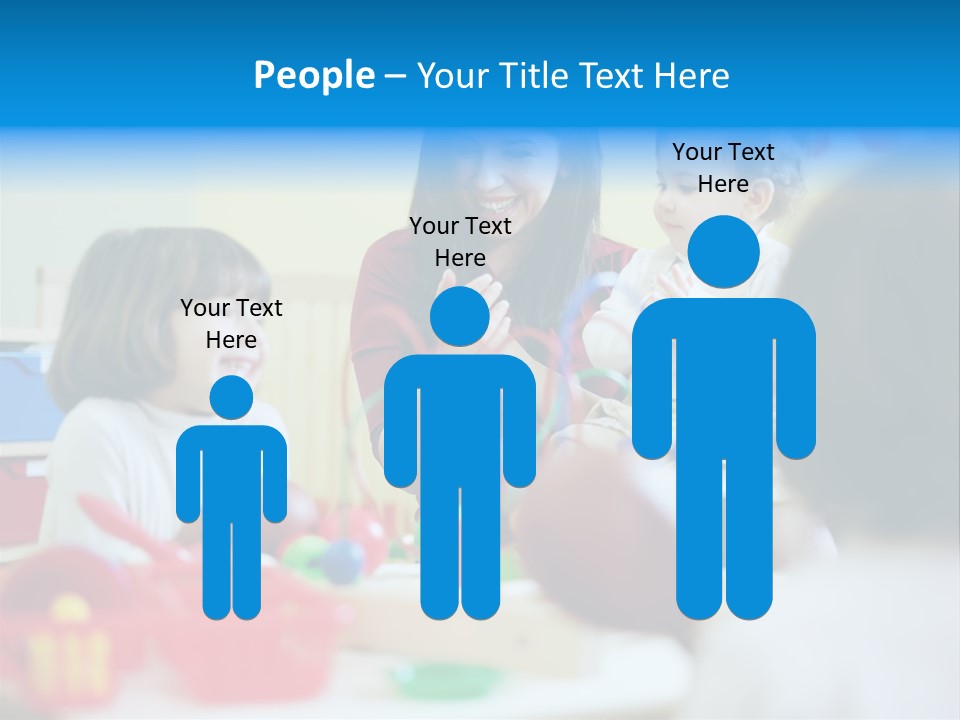 Young Preschooler Toy PowerPoint Template