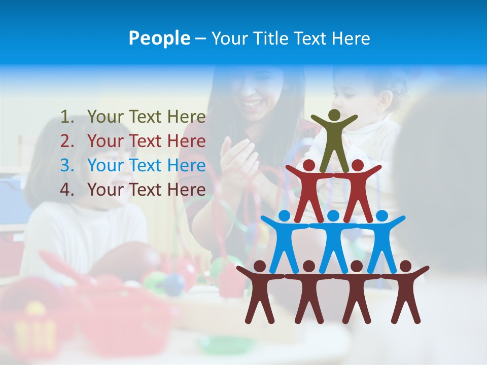 Young Preschooler Toy PowerPoint Template