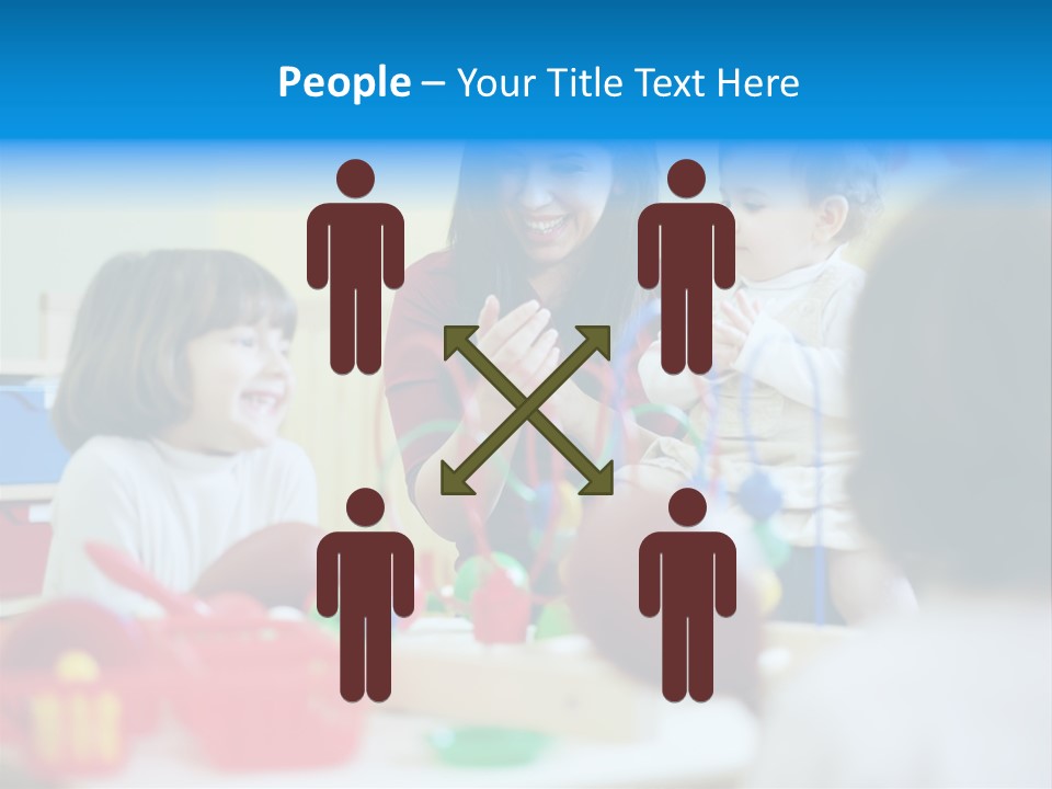 Young Preschooler Toy PowerPoint Template