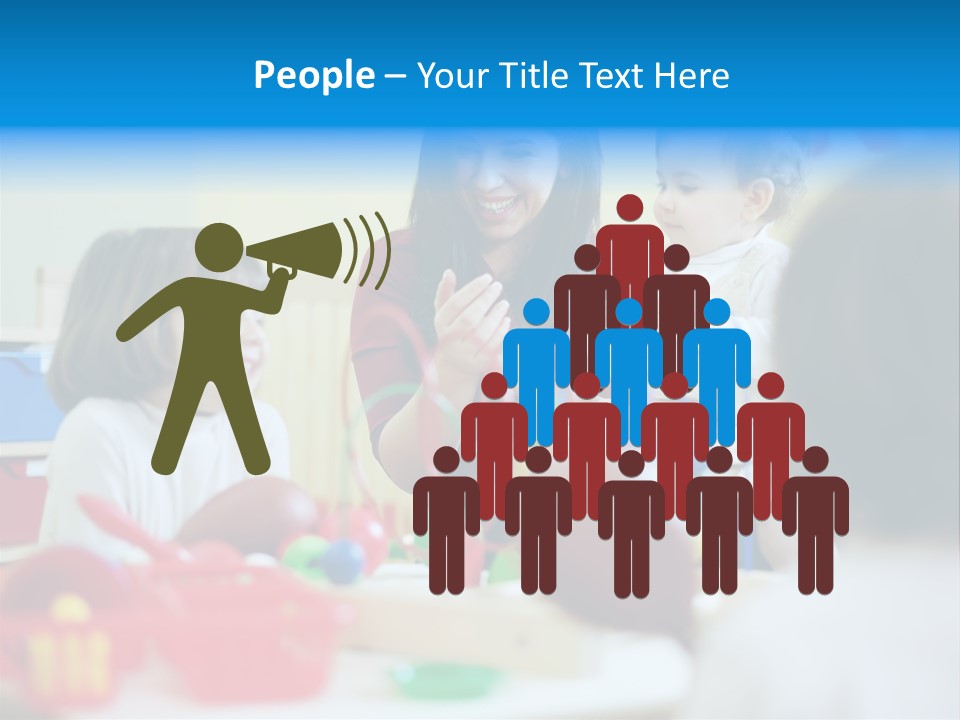 Young Preschooler Toy PowerPoint Template