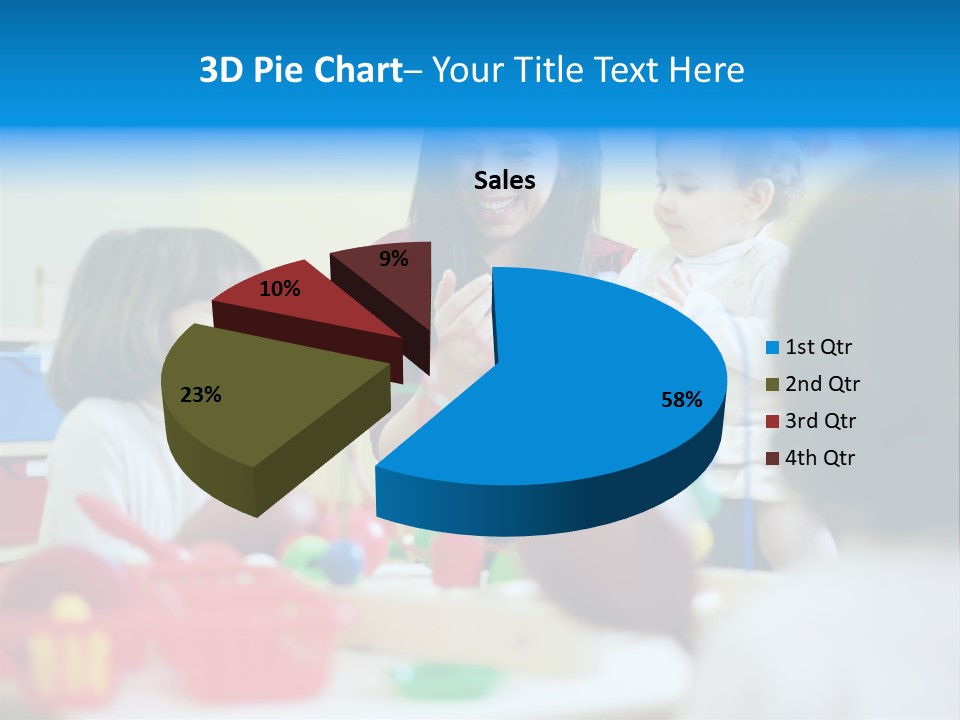 Young Preschooler Toy PowerPoint Template