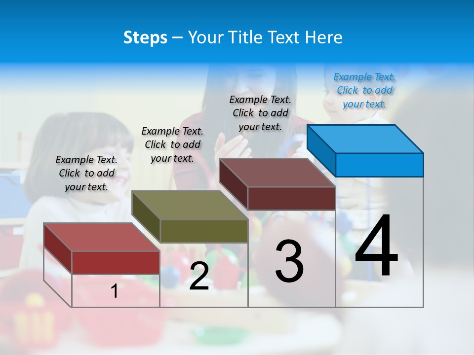 Young Preschooler Toy PowerPoint Template