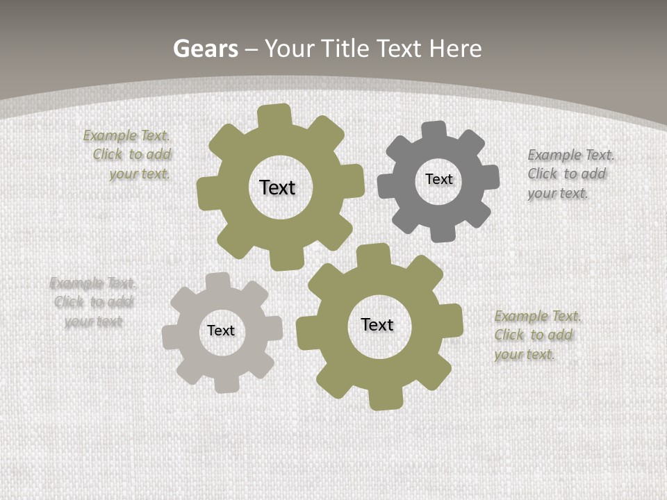 Age Beige Fiber PowerPoint Template