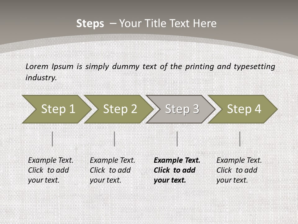 Age Beige Fiber PowerPoint Template