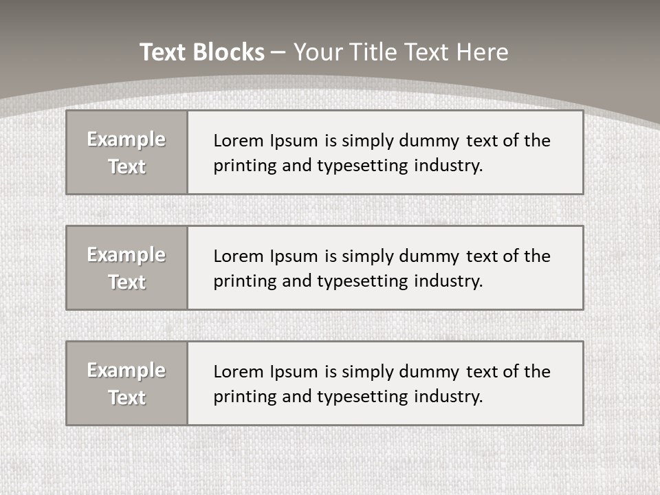 Age Beige Fiber PowerPoint Template