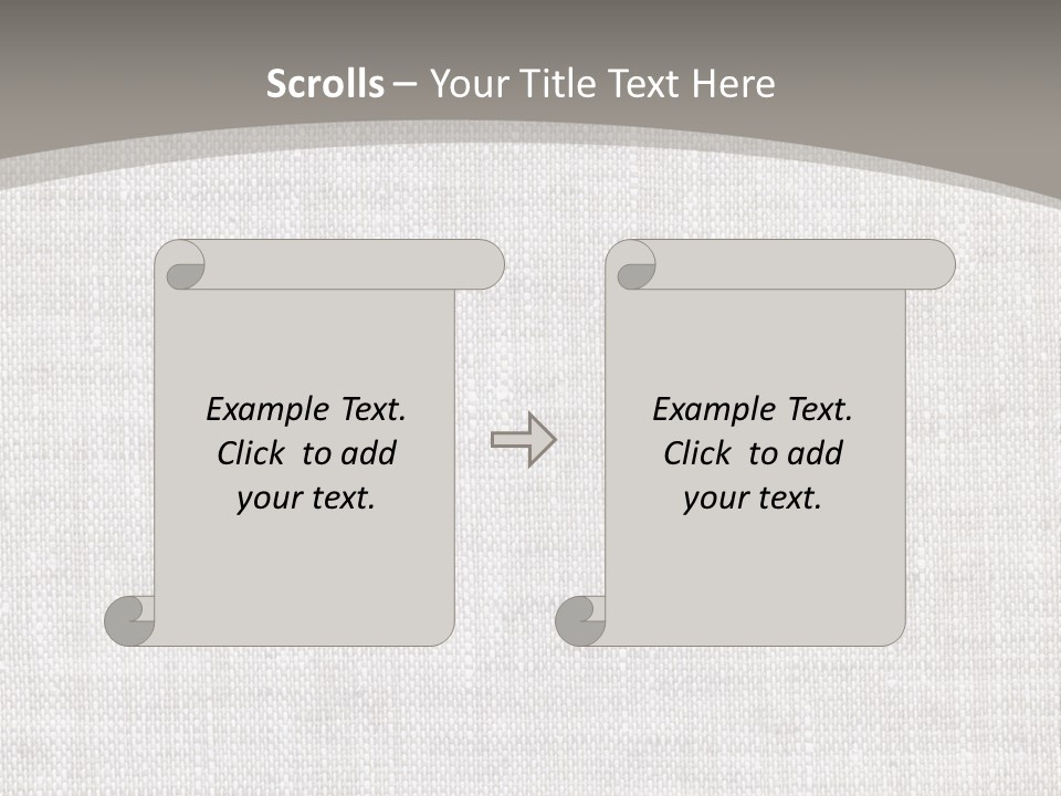 Age Beige Fiber PowerPoint Template