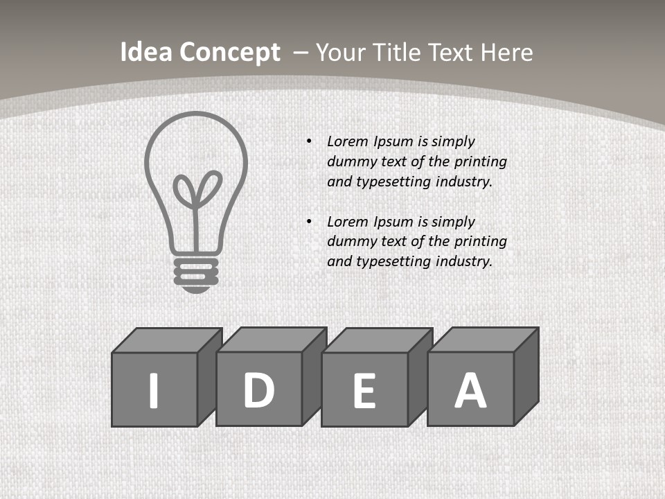 Age Beige Fiber PowerPoint Template