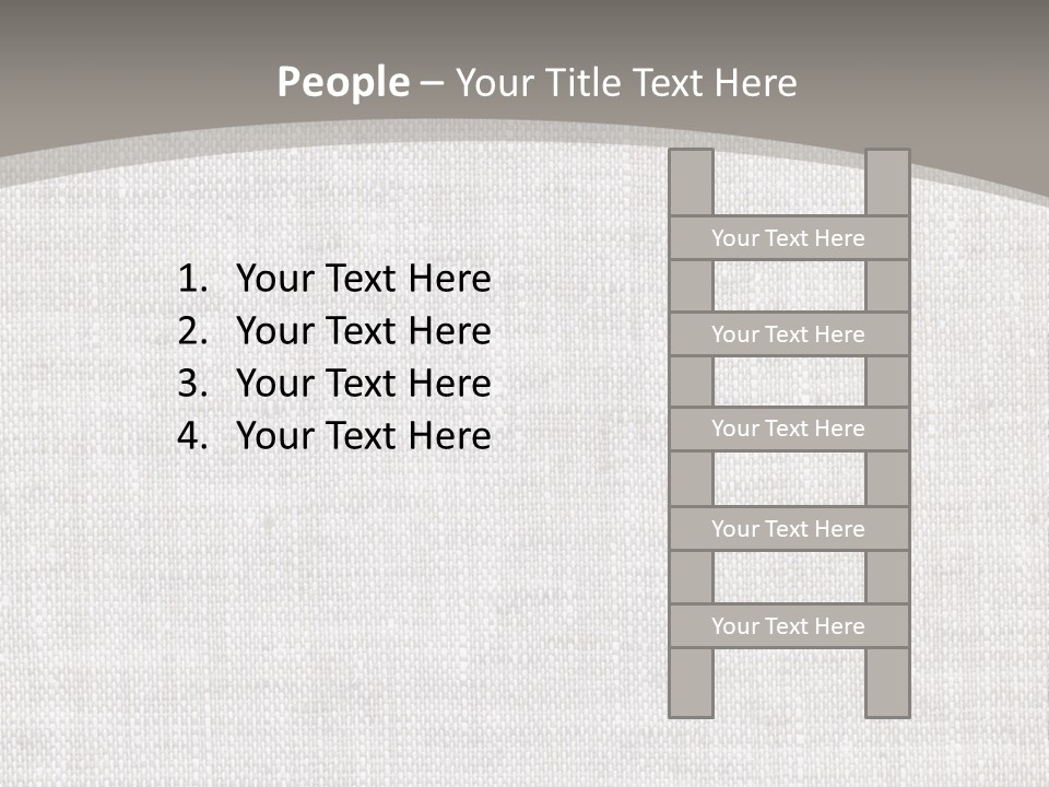 Age Beige Fiber PowerPoint Template