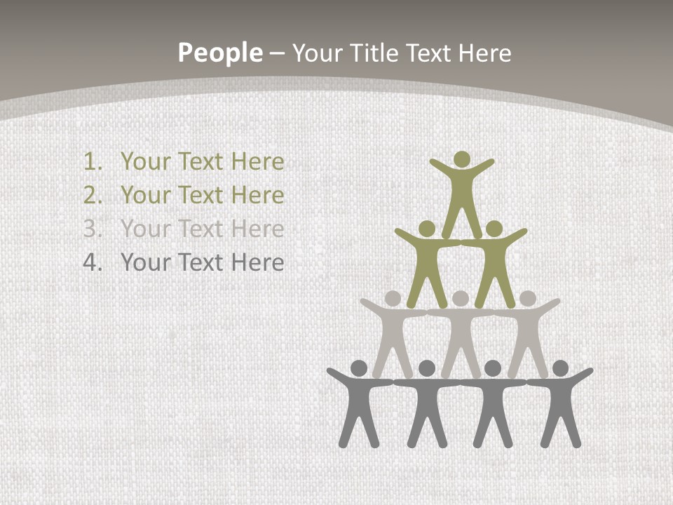 Age Beige Fiber PowerPoint Template