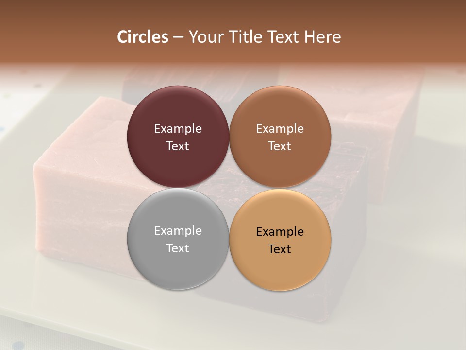 Butter Chocolate Fudge Fudge PowerPoint Template