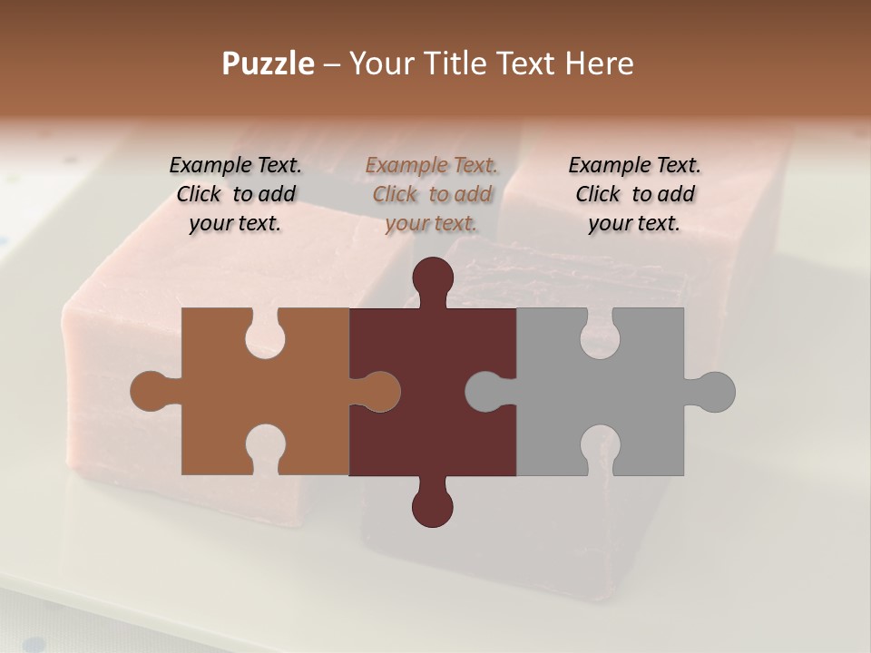 Butter Chocolate Fudge Fudge PowerPoint Template