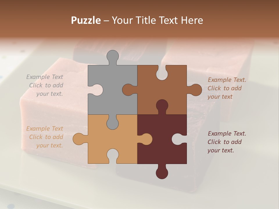 Butter Chocolate Fudge Fudge PowerPoint Template