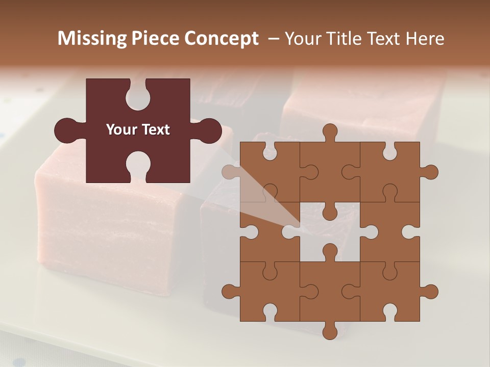 Butter Chocolate Fudge Fudge PowerPoint Template