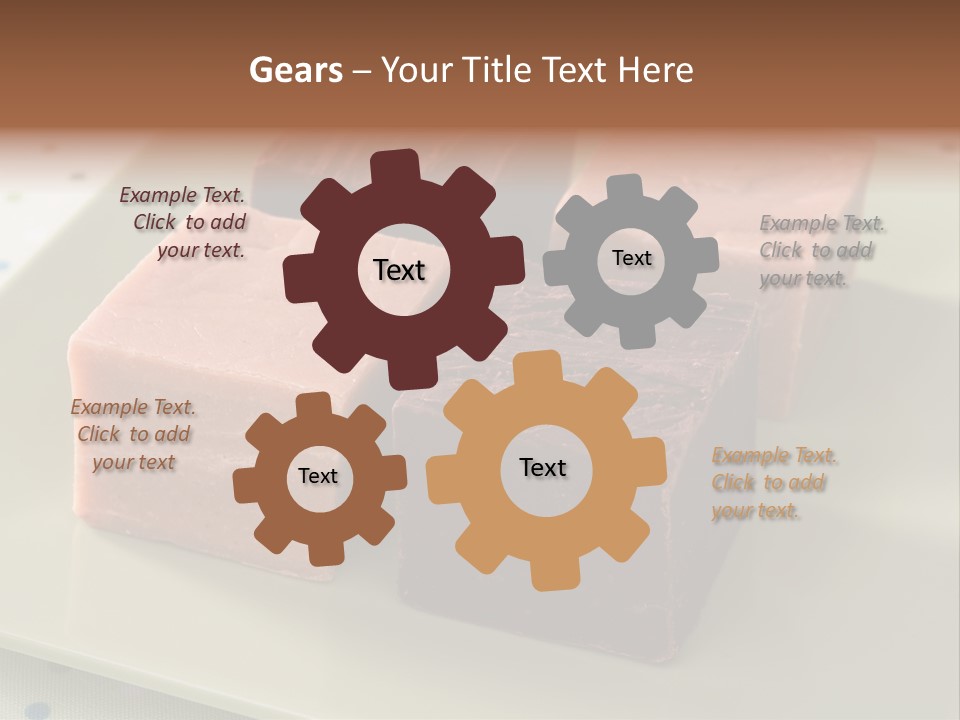 Butter Chocolate Fudge Fudge PowerPoint Template