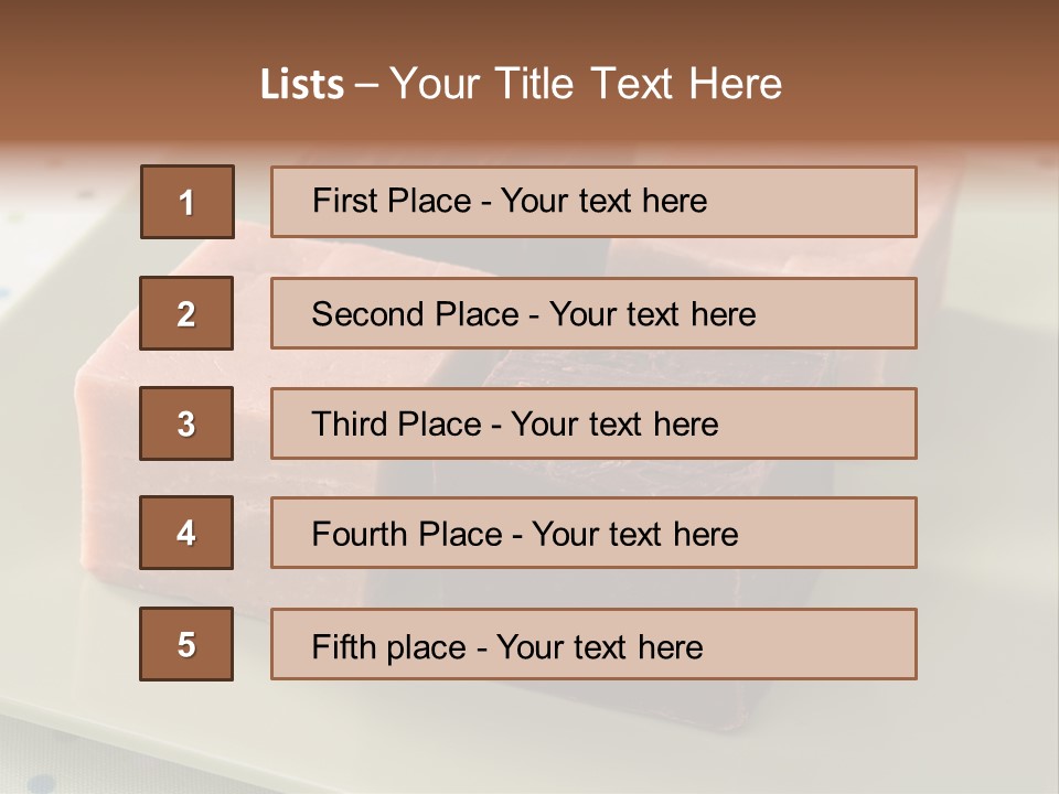 Butter Chocolate Fudge Fudge PowerPoint Template