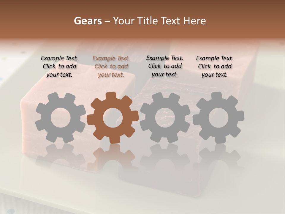 Butter Chocolate Fudge Fudge PowerPoint Template