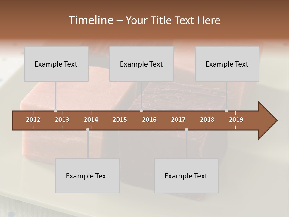 Butter Chocolate Fudge Fudge PowerPoint Template