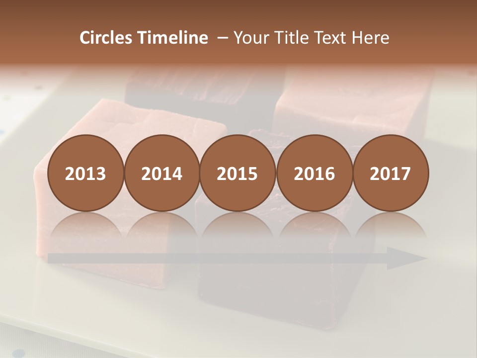 Butter Chocolate Fudge Fudge PowerPoint Template
