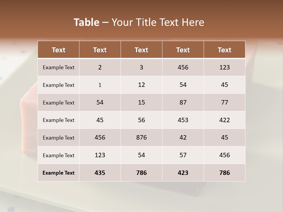 Butter Chocolate Fudge Fudge PowerPoint Template