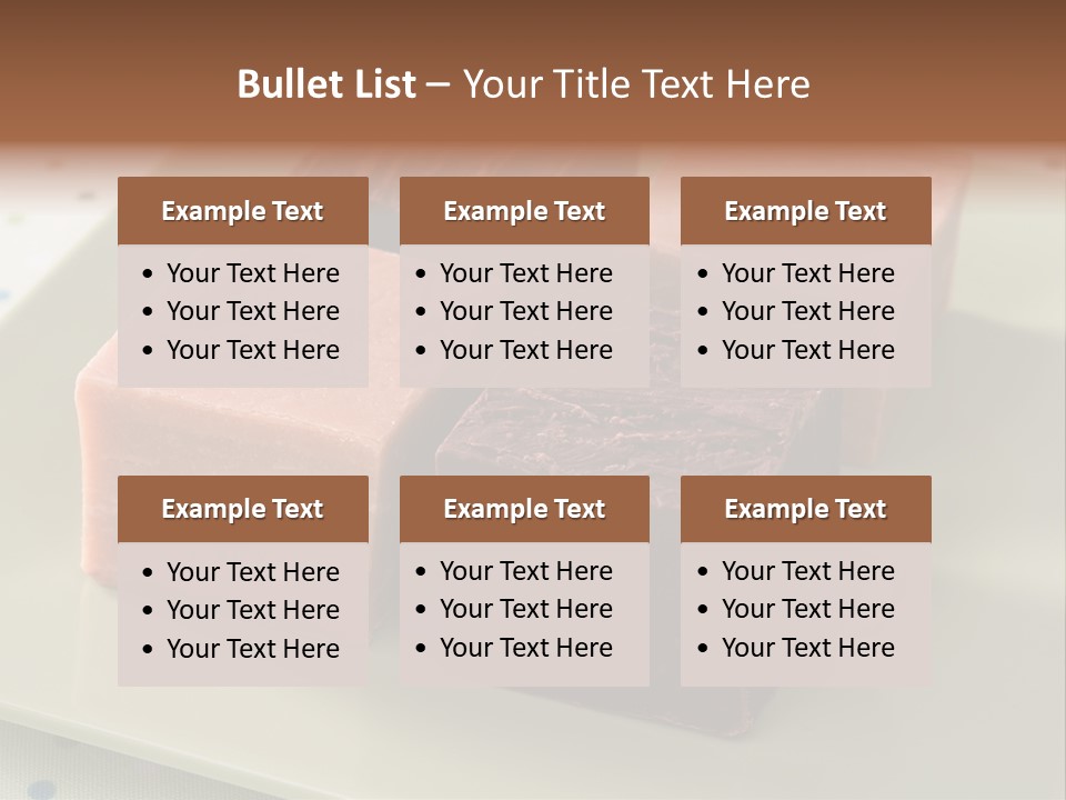 Butter Chocolate Fudge Fudge PowerPoint Template