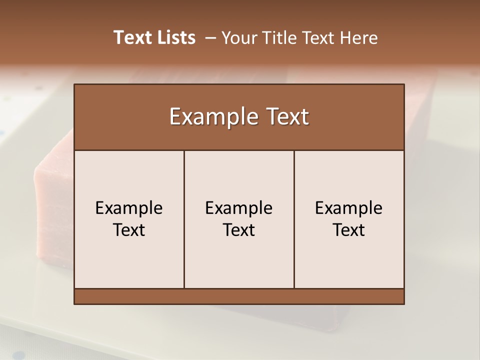 Butter Chocolate Fudge Fudge PowerPoint Template