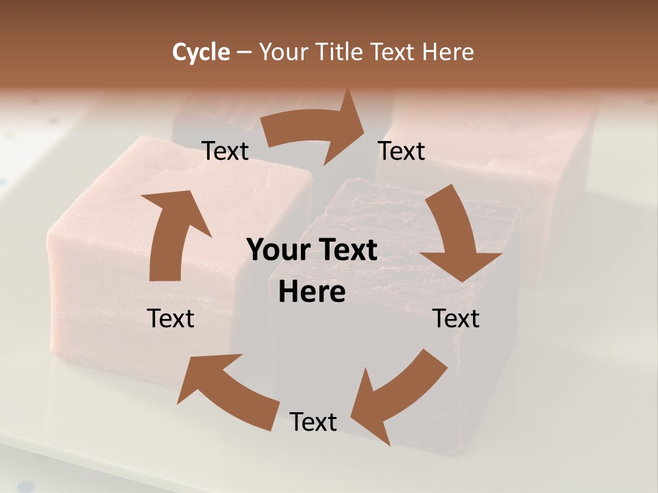 Butter Chocolate Fudge Fudge PowerPoint Template