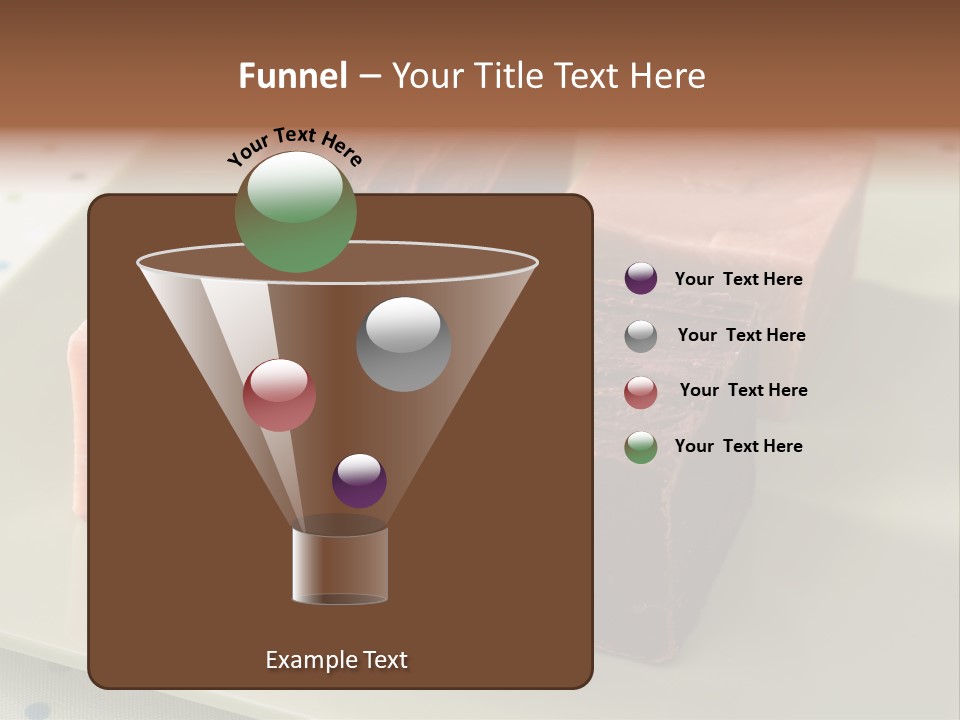 Butter Chocolate Fudge Fudge PowerPoint Template