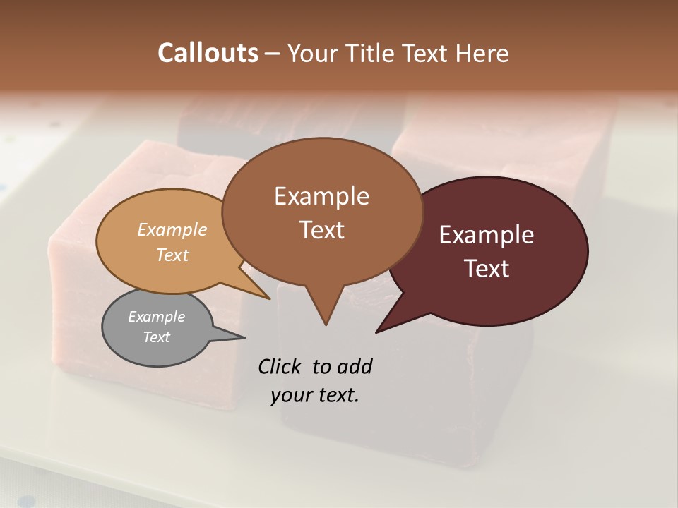 Butter Chocolate Fudge Fudge PowerPoint Template