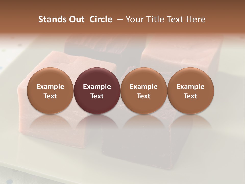 Butter Chocolate Fudge Fudge PowerPoint Template