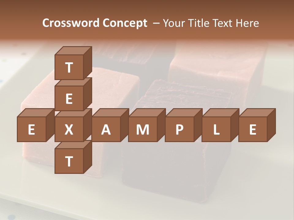 Butter Chocolate Fudge Fudge PowerPoint Template